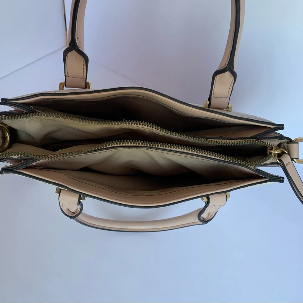 Nine West Cream and Pink Satchel - Picture 8 of 8